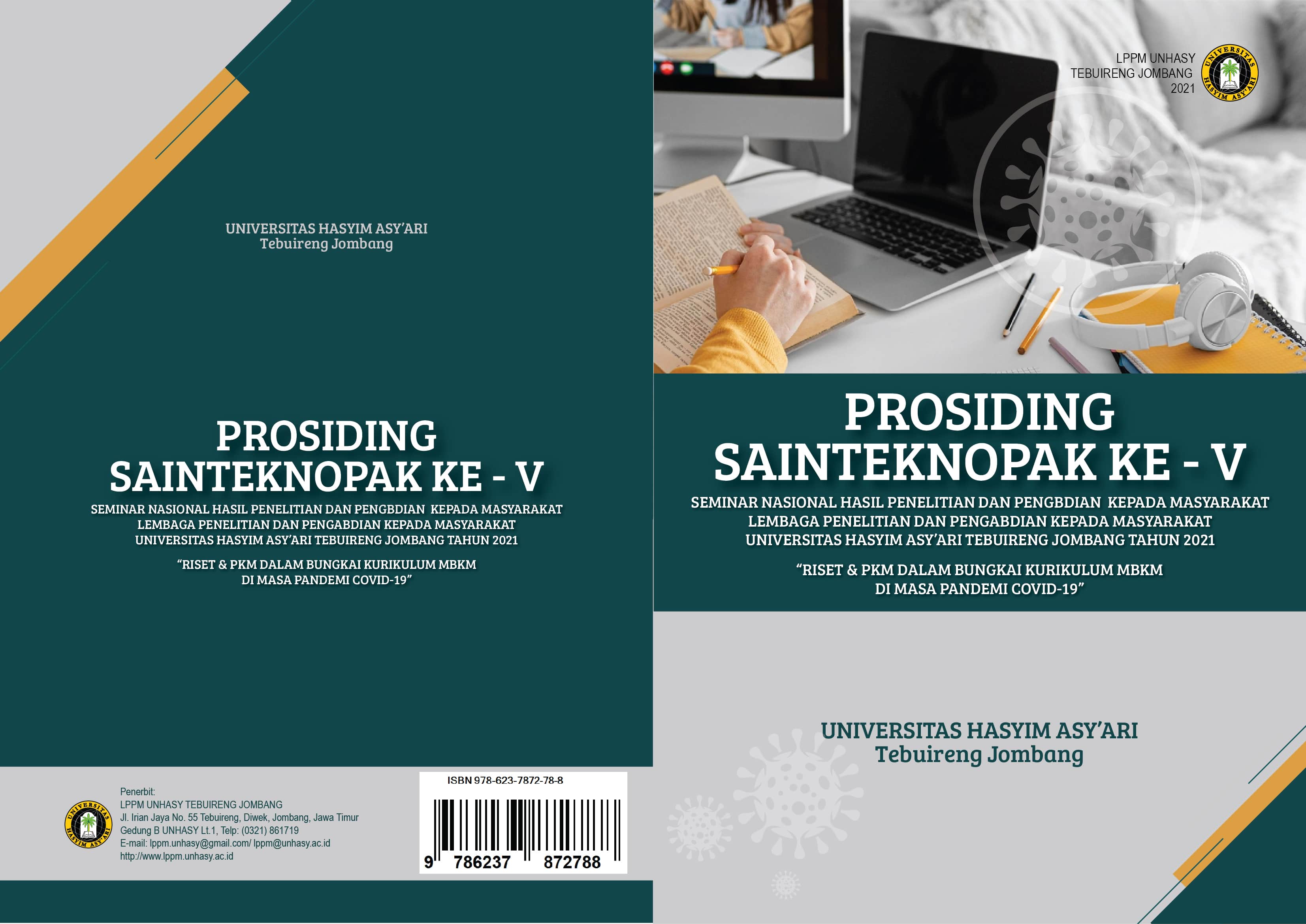 					View Vol. 5 No. 1 (2021): PROSIDING & CALL FOR PAPER HASIL PENELITIAN DAN PENGABDIAN
				