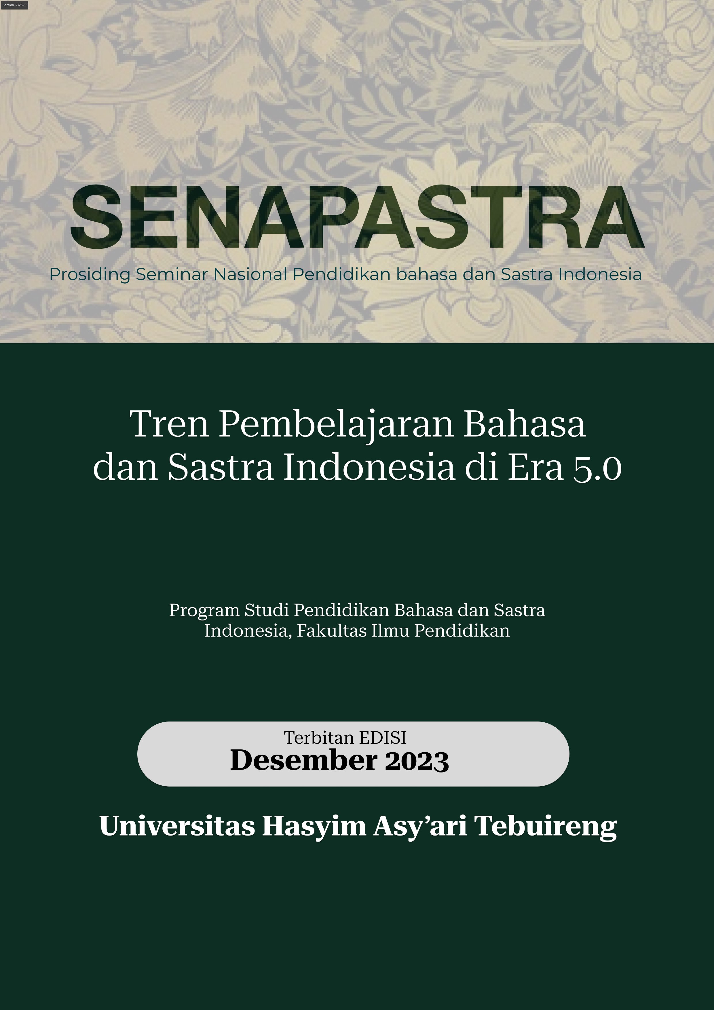 					View Vol. 1 (2023): Senapastra 1
				